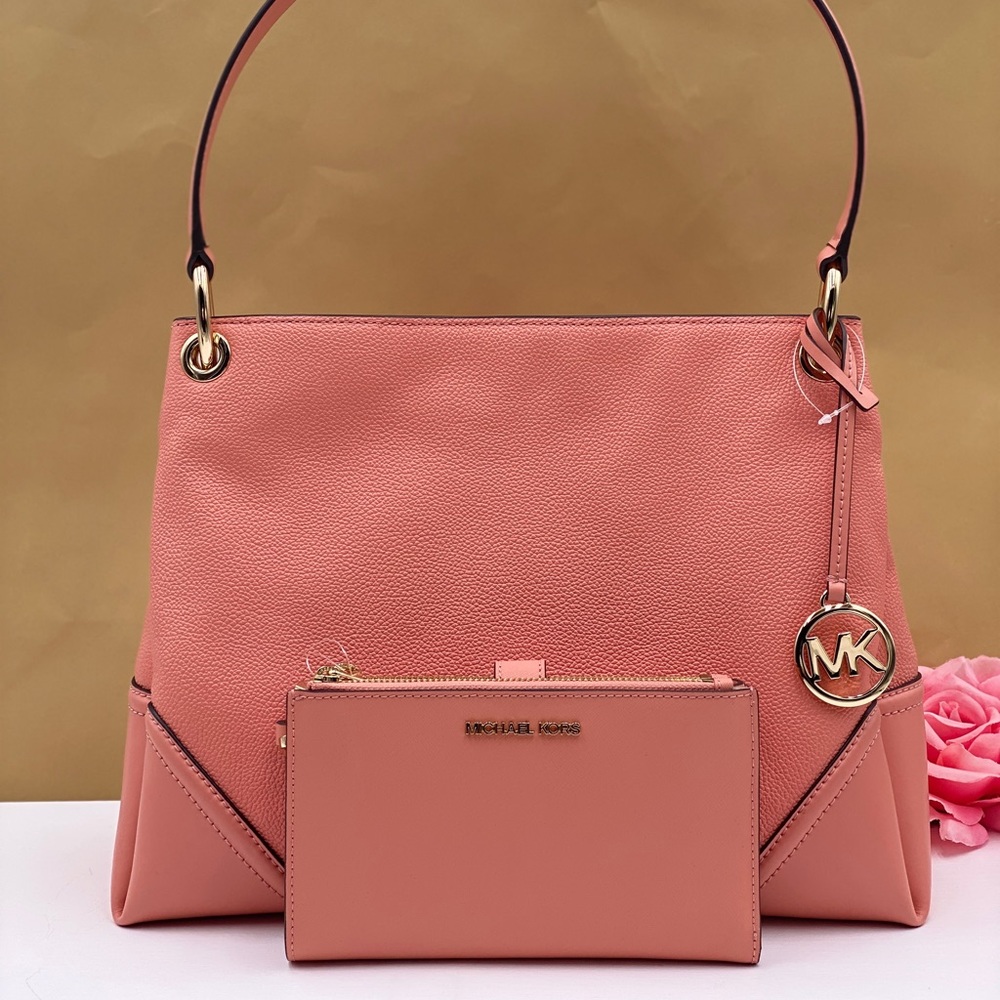 Michael Kors Nicole Shoulder Bag & Wallet Set - Picture 2 of 11